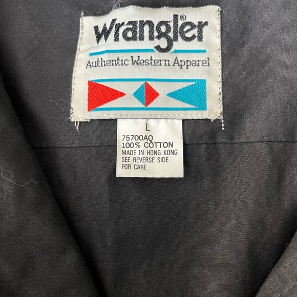 Wrangler‎ Black Button Down Shirt - Picture 7 of 10
